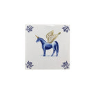 Tegel Eenhoorn Delfts Blauw met Goud - Royal Delft Goldi Tile - SuperMatique