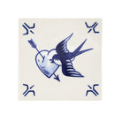 Tegel Hartstichting Edition - Collection Schiffmacher Blue Tattoo - Royal Delft - SuperMatique